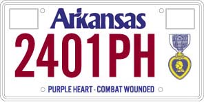 Purple Heart Plate