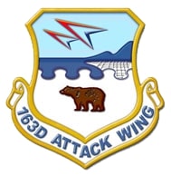 163d Attack Wing insignia