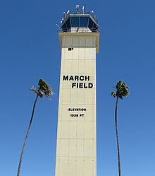 March ARB control tower
