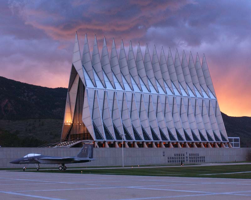US AF Academy Cadet Chapel