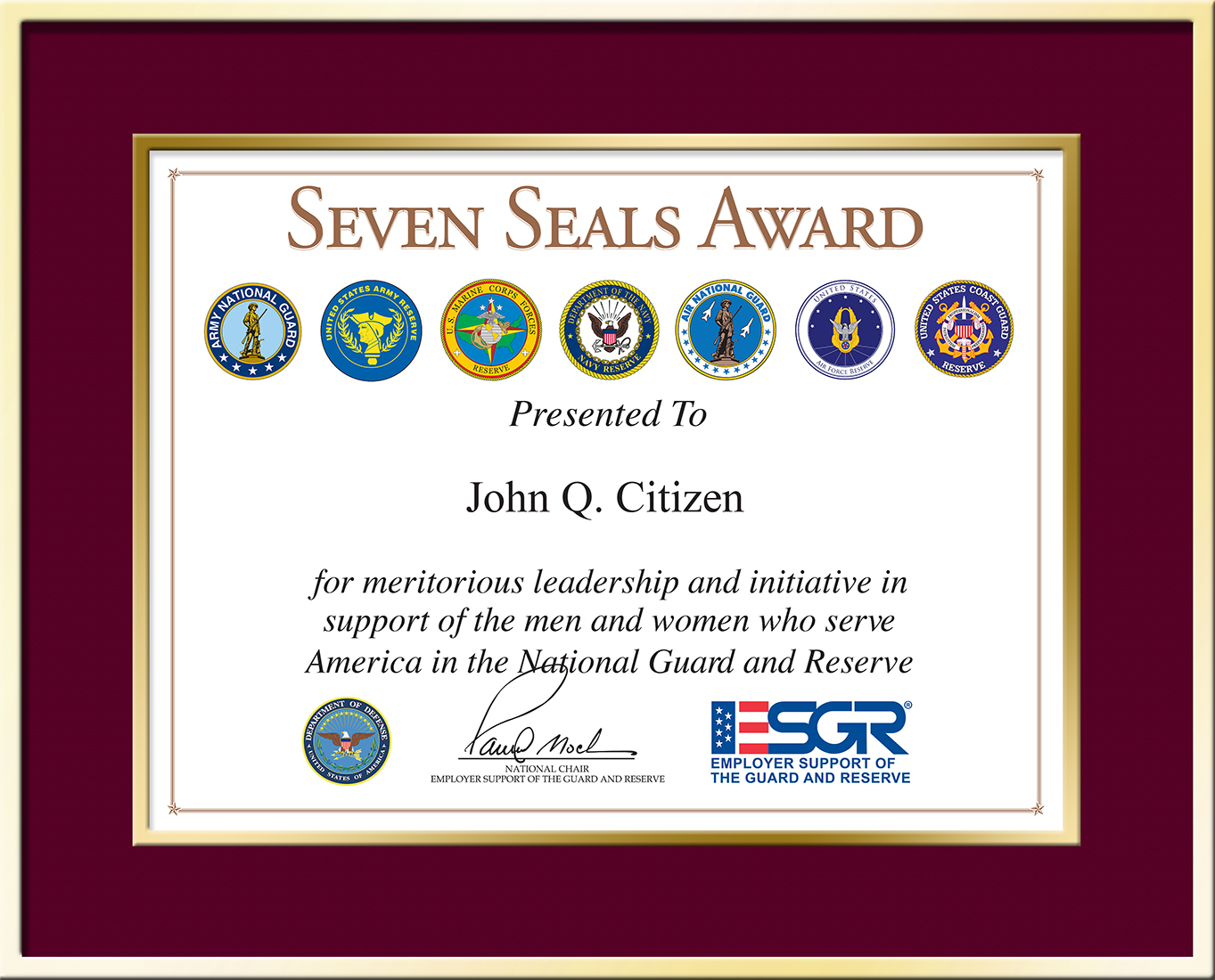 Seven Seals Award