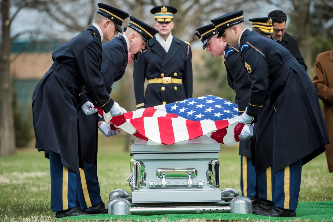 Honor Guard in VA cemetery