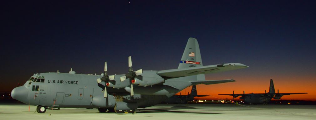 165th ALW c130 aircraft