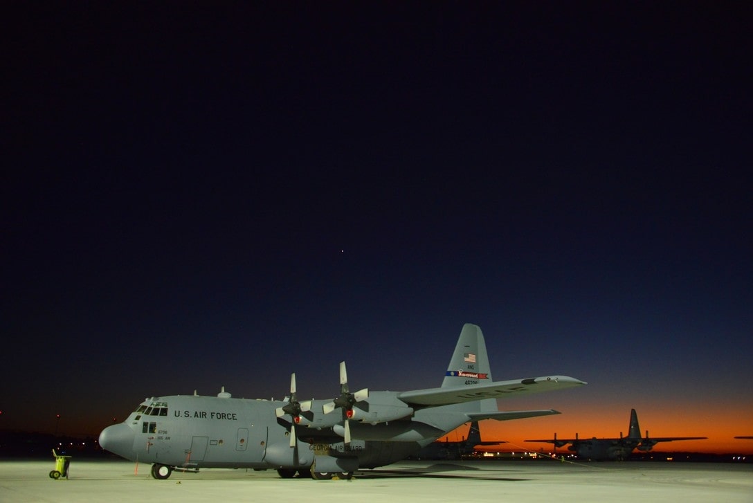 165th Airlift Wing c130 aircraft