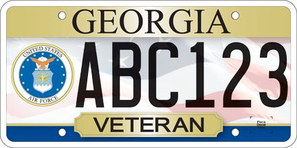 AF Veteran Plate