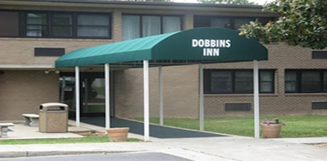 Dobbins Inn covered entrance