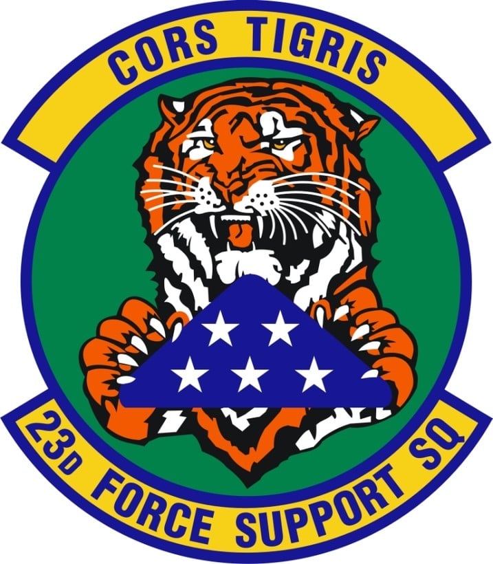 CORS TIGRIS 23rd Force Support SQ insignia