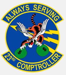 23rd Comptroller insignia