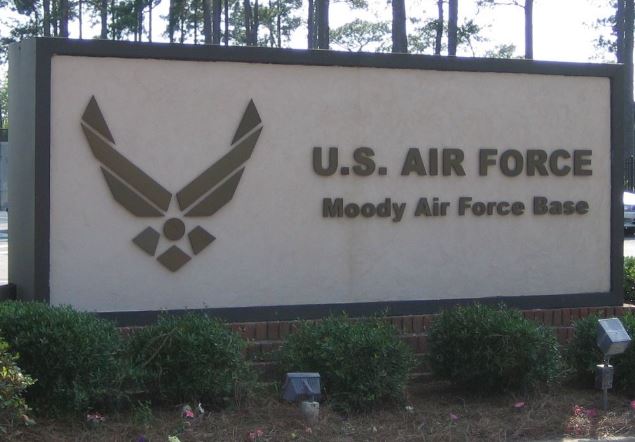 Moody AFB Sign