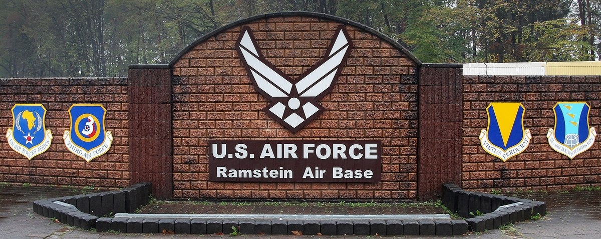 Ramstein Air Force Base  sign