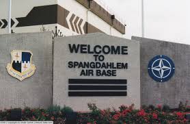 Welcome to Spangdahlem sign