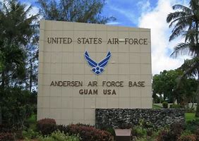 Anderson AFB sign