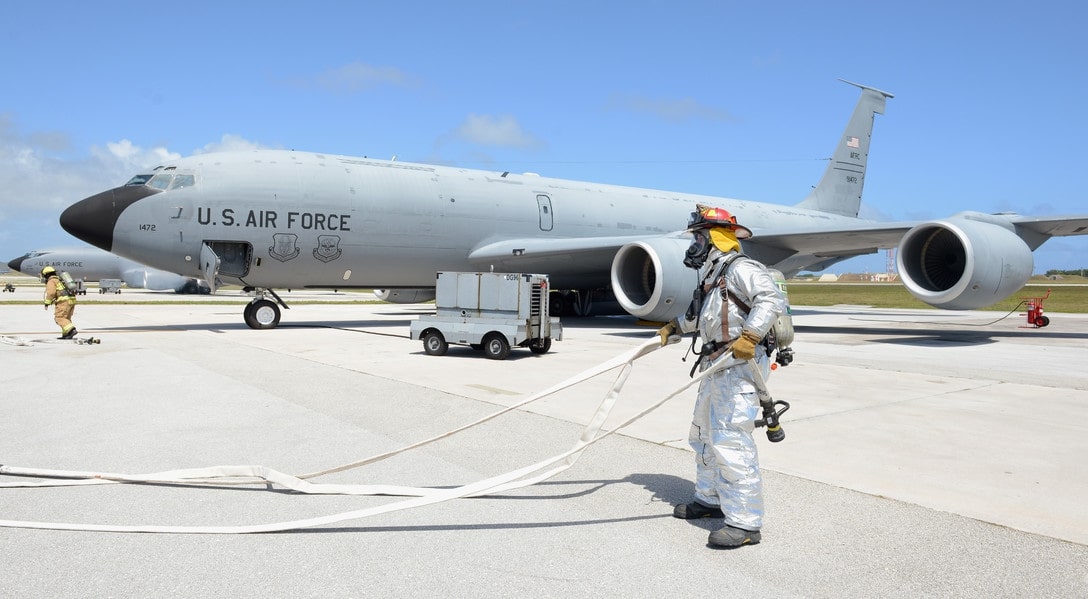 refueling tanker on the ramp