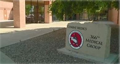 366th Medical Group sign