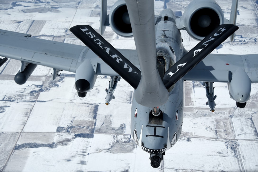 Air to Air Refueling of A10 Aircraft