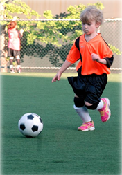 kids playing soccer