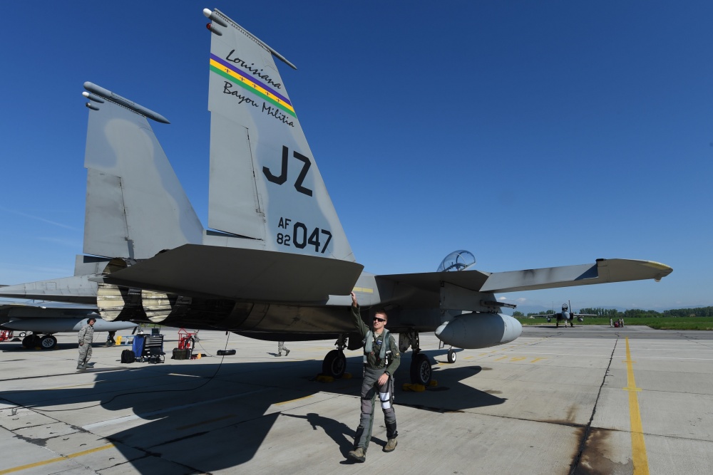 F15 on the flight line