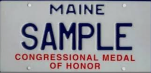 Medal of Honor Plate