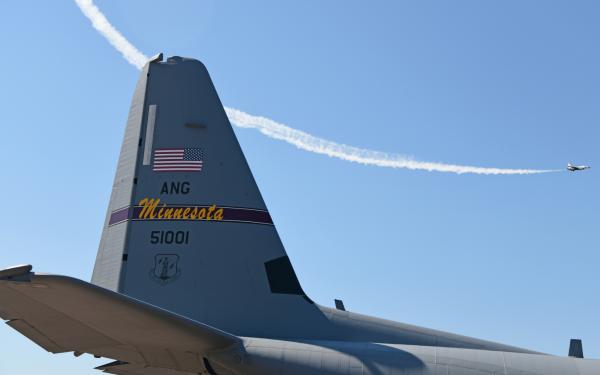 Tail of a C130