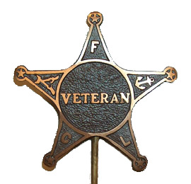 Bronze Veteran grave marker