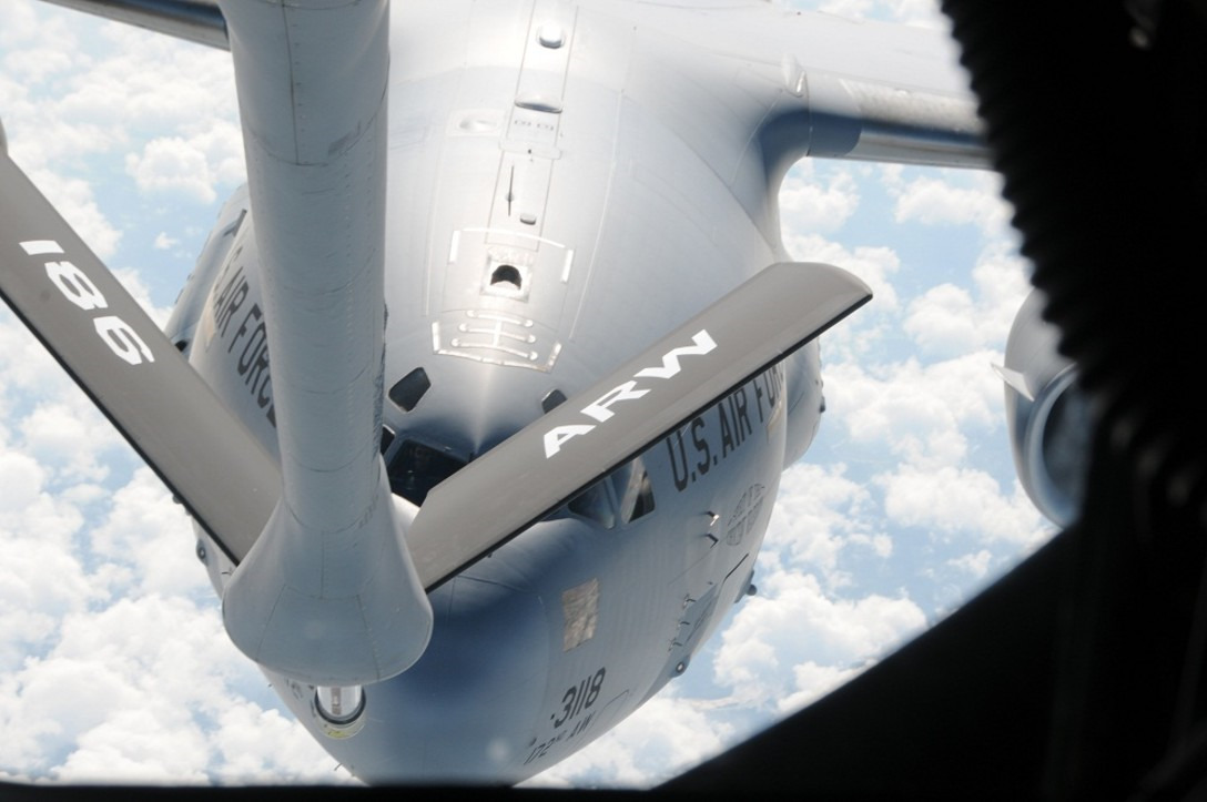 186th ARW refueling an aircraft