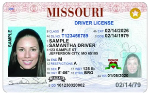 Missouri Drivers License