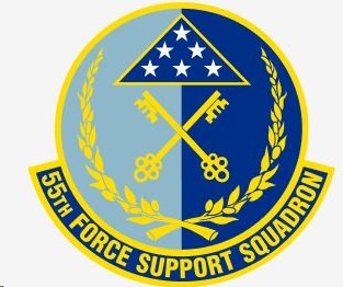 55th Force Support Squadron insignia