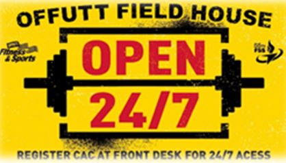 Offutt Field house sign