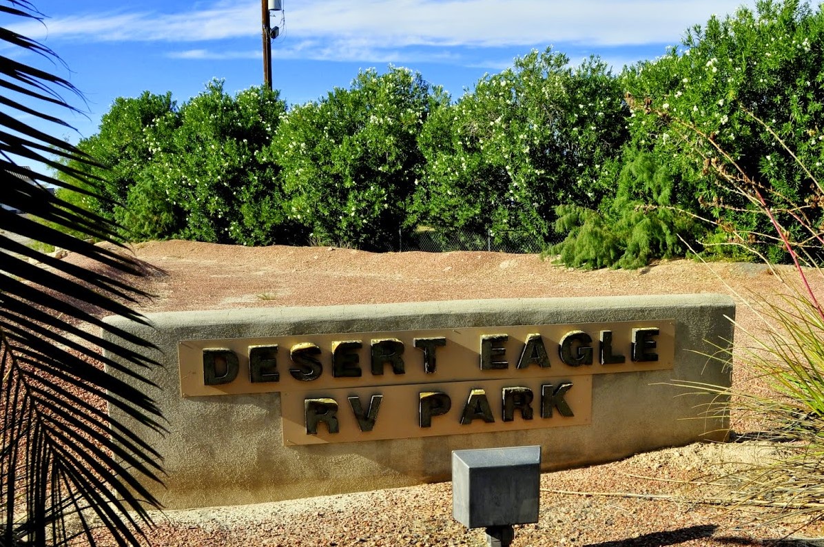 Desert Eagle RV Park Sign