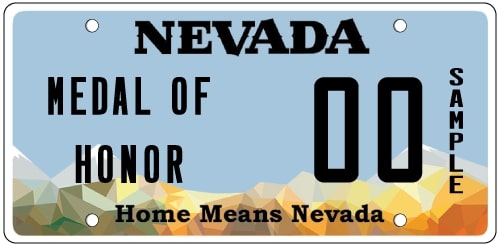 Nevada Medal of Honor Plate