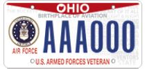 OH Honorably discharged Airforce