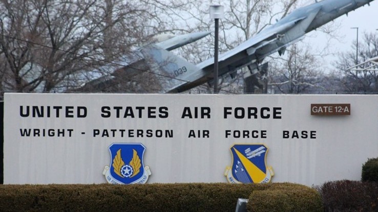 Wright Patterson Air Force Base sign