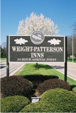 Wright Patterson Inn lodging sign