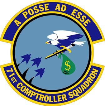 Vance AFB Comptroller insignia