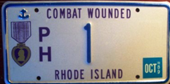 Purple Heart License Plate