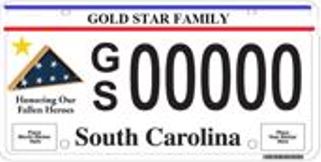 Gold Star Plate