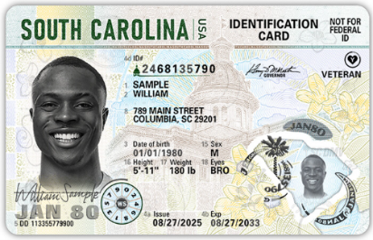 Drivers License with Veterans Designation