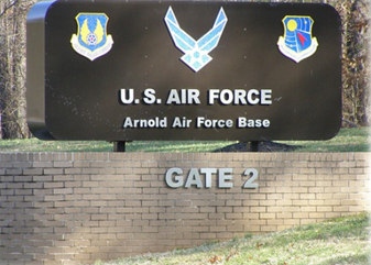 Arnold AFB sign