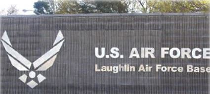 Laughlin Air Force Base sign