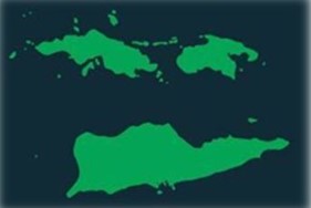 Map of the USVI