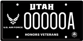 Air Force License Plate