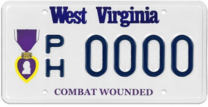 Purple Heart Plate